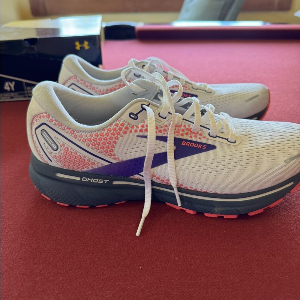Brooks Ghost 14 White/Purple-Pink-Black 120356 1B192